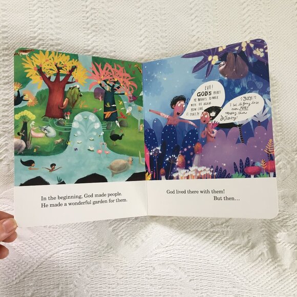 ⚪ 3/$15 NWOT Baby/Toddler board book The Garden The Curtain & The Cross - Picture 5 of 9